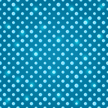 Green Blue Polka Dot Seamless Pattern