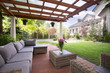 © Photographee.eu - Verandah with modern garden furniture