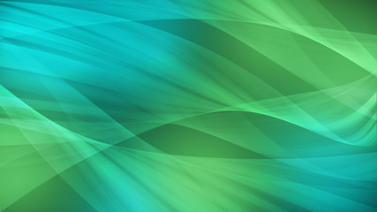 abstract background art design smooth wave and green light