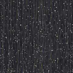 Aufkleber - Seamless vertical lines and dots hand-drawn pattern