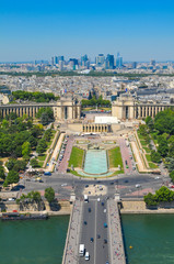 Wall Mural - Aerial view of Paris, France