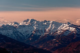 Fototapeta Góry - Salzkammergut panorama from Hoellengebirge, Austria