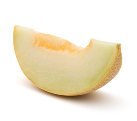 Poster - melon slice isolated on white background cutout