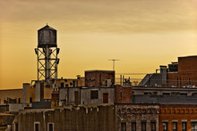 Sunset From The Brooklyn Rooftops