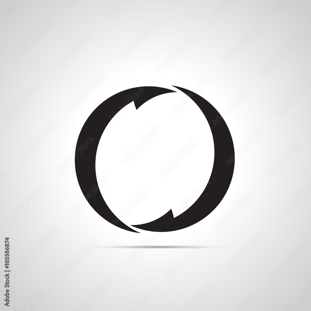 refresh arrow icon symbol sign clip art Stock Vector | Adobe Stock