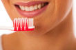 © Samo Trebizan - Woman cleaning teeth with toothbrush for perfect hygiene and hea