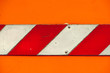 © photology1971 - Worn out warning sign in orange, red and white
