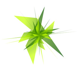 Poster - Abstract edgy, geometric graphics. Shatters, splinters abstract