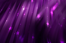 Abstract Fractal Violet Background With Crossing Circles And Ova