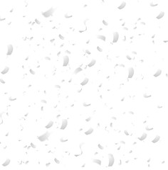 Abstract grey confetti vector background