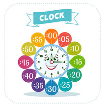 Clock Sticker Game For Children