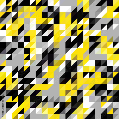 geometryczny-wzor-w-trojkaty-czarny-zolty-i-bialy-geometryczna-mozaika