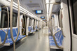 © asferico - interno di un vagone della metropolitana a roma