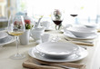 © lichaoshu - Ceramic tableware on the table