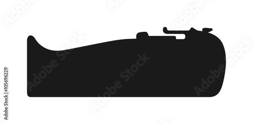 Fotomural Traditional symbols of Egypt Sphinx sarcophagus vector.