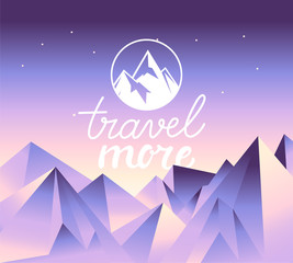 Wall Mural - Vector travel concept and logo design element