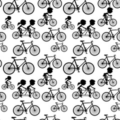 Canvas Print - Bicycles.