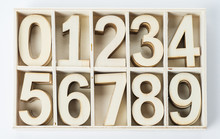 Numbers Numerals From Wood