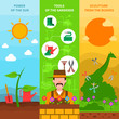 © Macrovector - Gardening banner set
