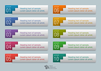 Wall Mural - web button and headline design #vector graphics