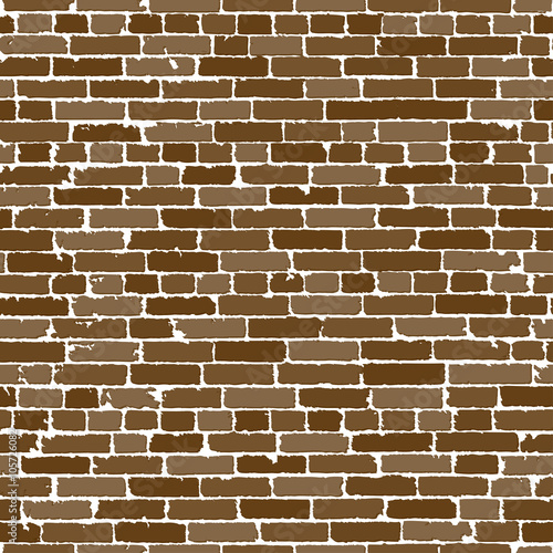 wektorowa-bezszwowa-tekstura-brown-realistyczny-stary-sciana-z-cegiel-z-cieniami-ilustracji-wektorowych