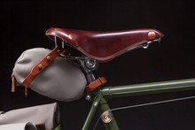 Stylish Vintage Bicycle Saddle
