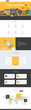 © Droidworker - One page website design template. Vector