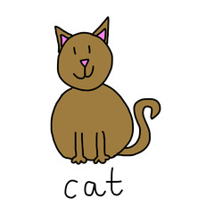 Illustration of a cat