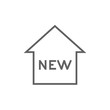 © Visual Generation - New house line icon.