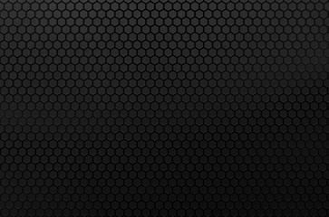 Black honeycomb background