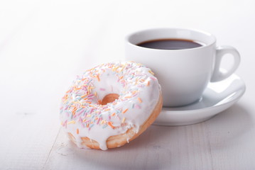 donut with coffee