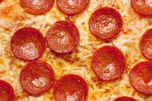 Pepperoci Pizza Close Up For Backgounds