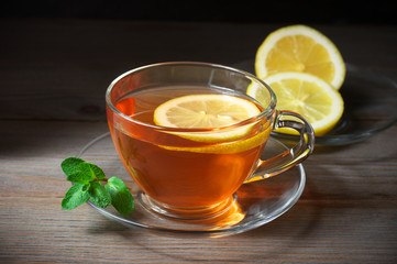 Sticker - Tea in glass cup