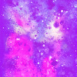 Hand painted Galaxy Textures Purple