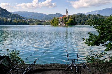 Poster - Fishing on the Bled lake