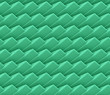abstract 3d background pattern made of green objects (seamless)