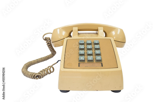Older 80 S Phone Front View Isolated White Old House Phone Buy This Stock Photo And Explore Similar Images At Adobe Stock Adobe Stock