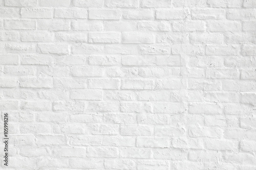 白いレンガの背景　White brick background