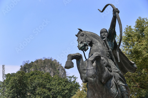 GUILIN, CHINA : Entrance of the Fubo hill park. Poster
