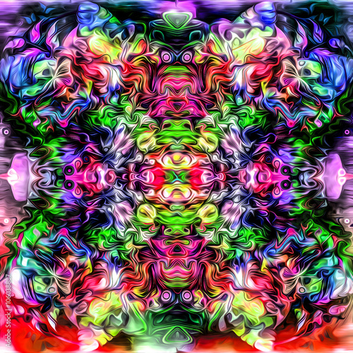 абстрактный цветочный фон с...