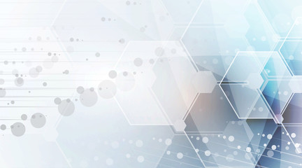 Aufkleber - Scientific Future Technology. For Business Presentation. Flyer,