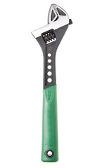 Adjastable wrench with green handle