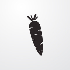 Wall Mural - Carrot icon