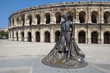 Arles, France - July 15, 2013: Roman Arena (Amphitheater) in Arl