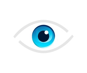 Wall Mural - Eye logo