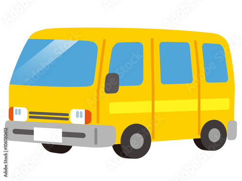 送迎バス マイクロバス 幼稚園バス Adobe Stock でこのストック