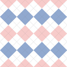 Lines Dots Rose Quartz Serenity White Diamond Background Vector Illustration