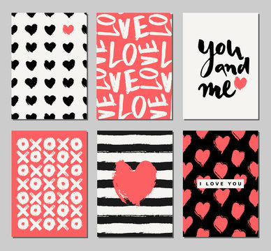 Wall Mural -  - valentine's day designs set