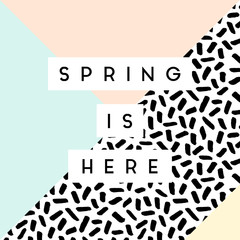 Poster - abstract spring design