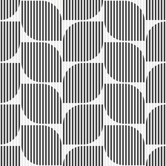 Wall Mural - Vector seamless texture. Modern abstract background. Repeating geometric pattern with abstract figures.
